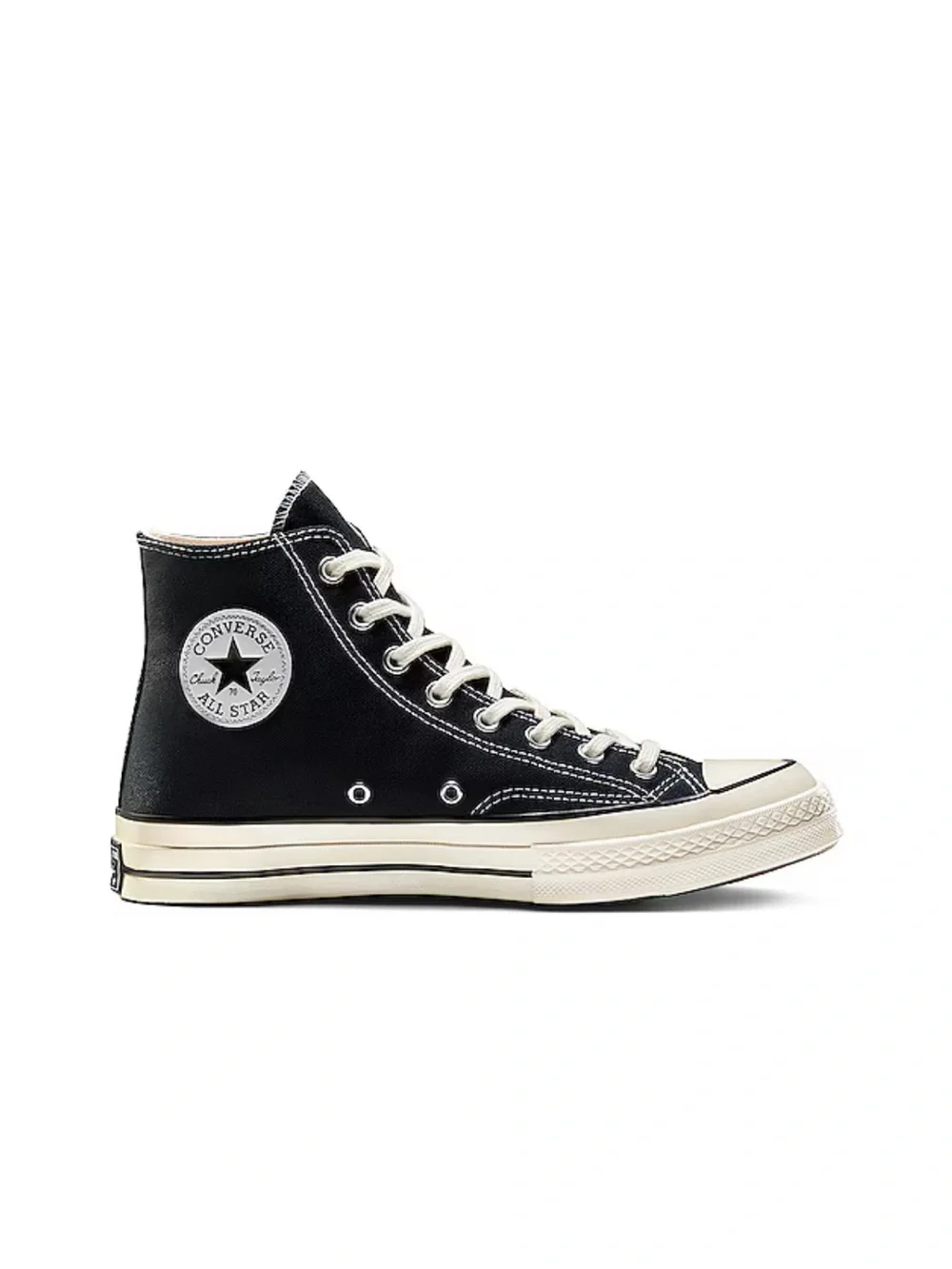 CHUCK 70 HI IN BLACK & EGRET